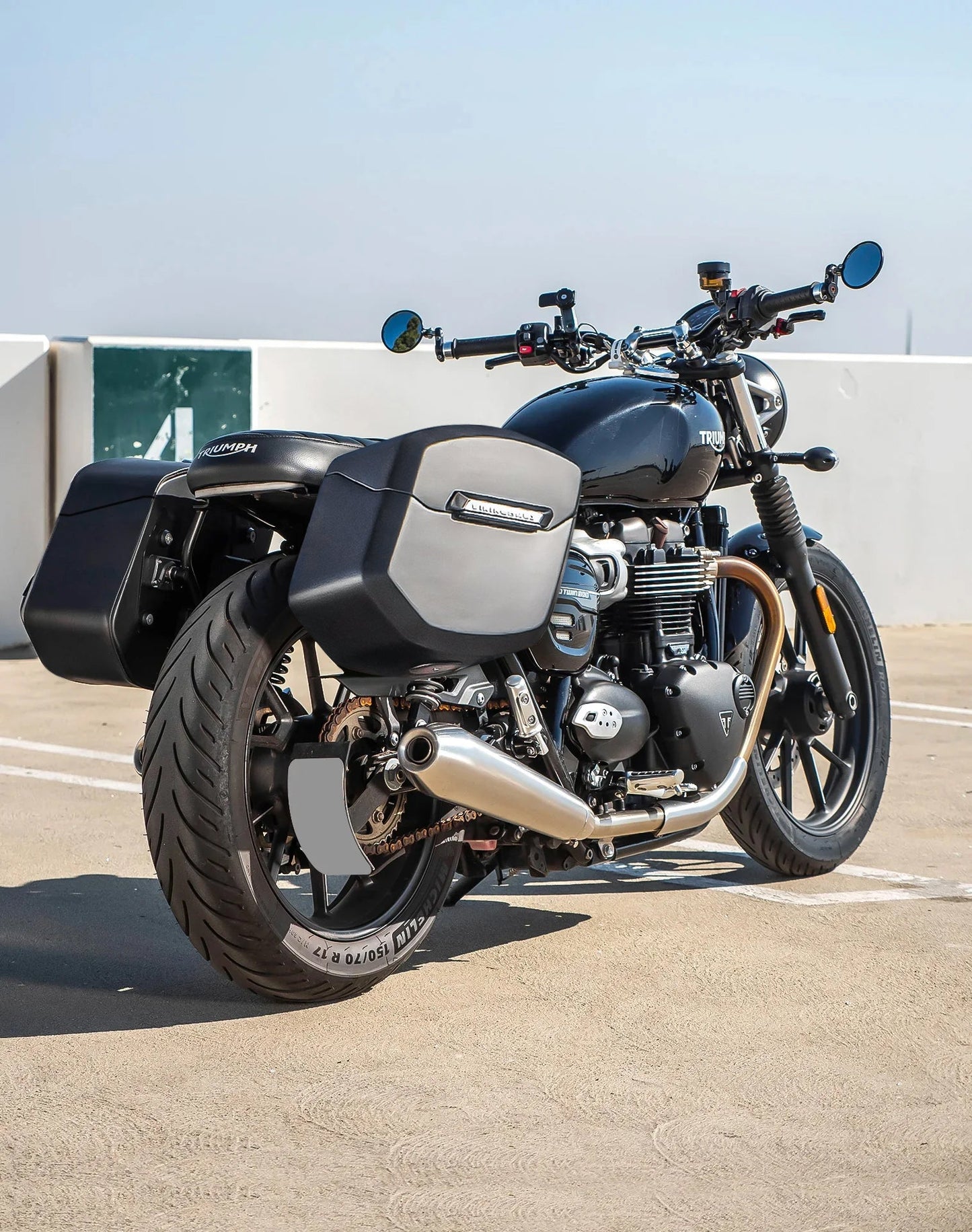 24L - Ironclad Quick-Mount Medium Triumph Speed Twin 900 Matte Hard Alforjas