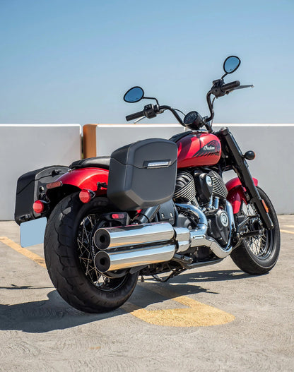 24L - Ironclad Quick-Mount Medium Indian Super Chief Limited Matte Hard Alforjas