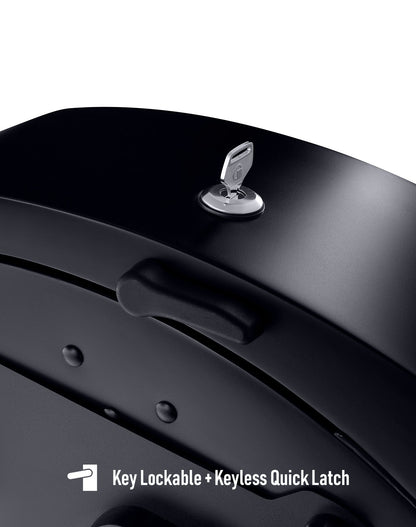 24L - Ironclad Quick-Mount Medium Suzuki Boulevard C50 VL800 Matte Hard Alforjas