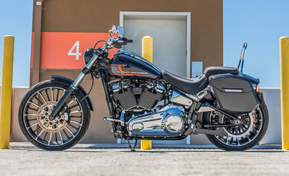 24L - Ironclad Quick-Mount Medium Harley Softail Breakout FXBR/S Matte Hard Alforjas