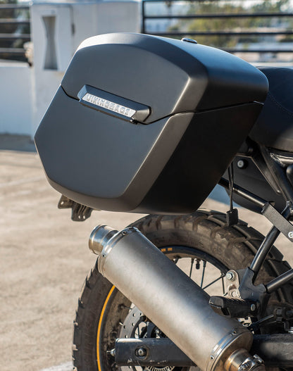 24L - Ironclad Quick-Mount Medium Royal Enfield Scram 411 Matte Hard Alforjas