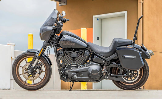 24L - Ironclad Quick-Mount Medium Harley Softail Low Rider S FXLRS Matte Hard Alforjas