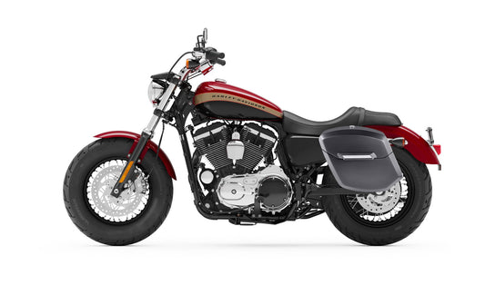 24L - Ironclad Quick-Mount Medium Harley Sportster 1200 Custom XL1200C Matte Hard Alforjas