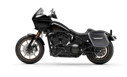 24L - Ironclad Quick-Mount Medium Harley Softail Low Rider ST Matte Hard Alforjas
