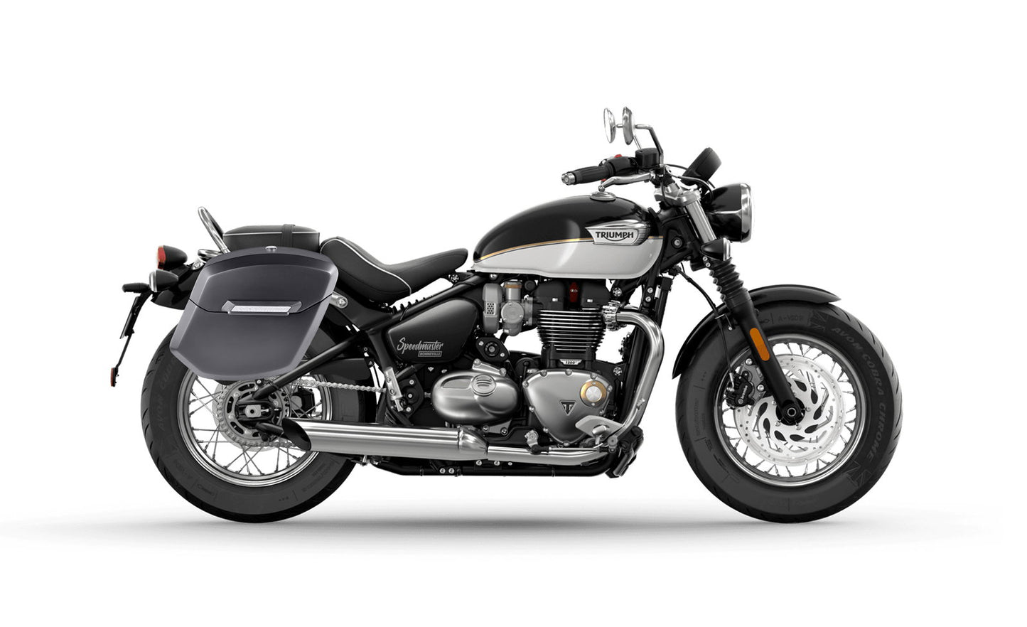 24L - Ironclad Quick-Mount Medium Triumph Bonneville Speedmaster 2018+ Matte Hard Alforjas