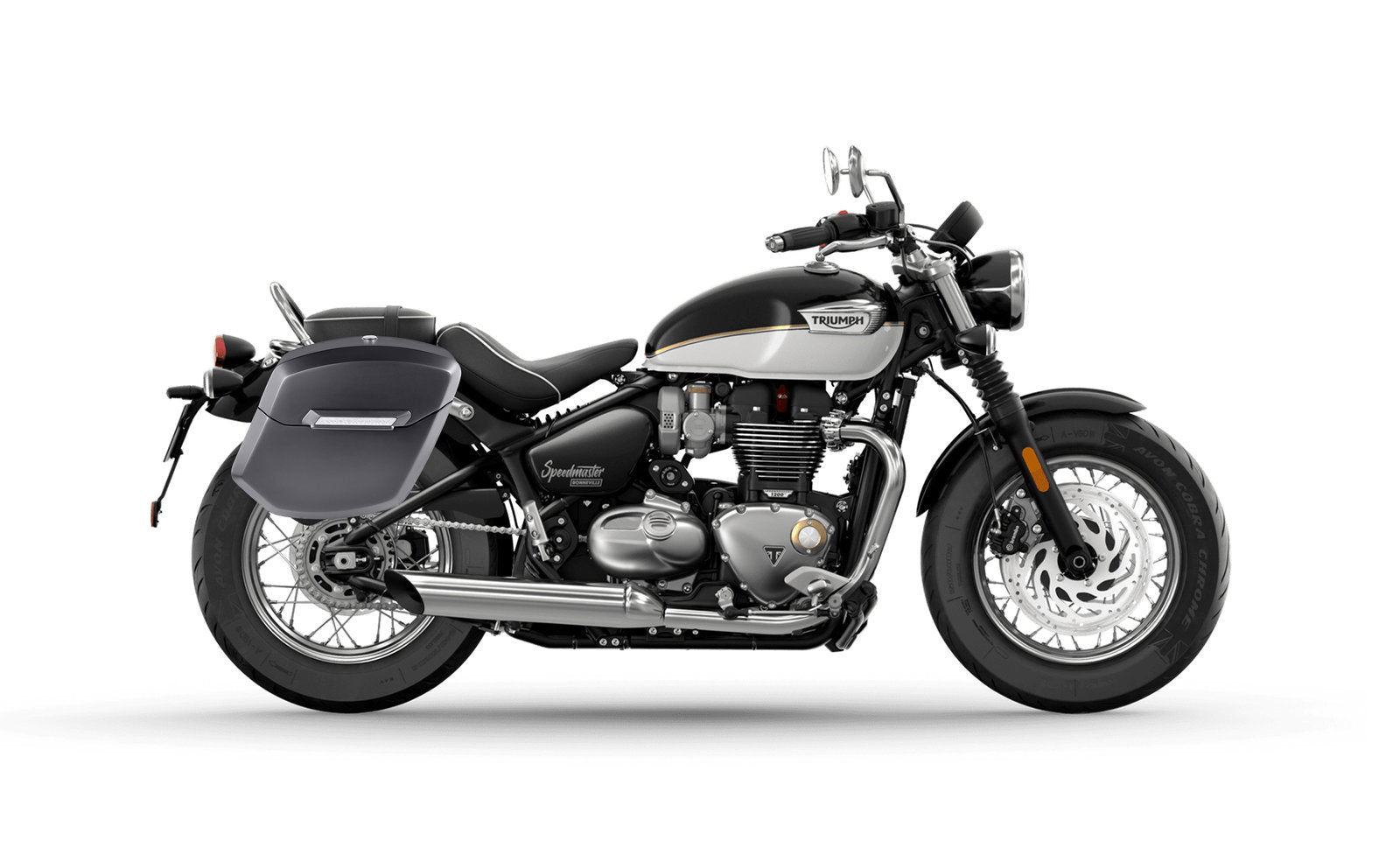 24L - Ironclad Quick-Mount Medium Triumph Bonneville Speedmaster 2018+ Matte Hard Alforjas