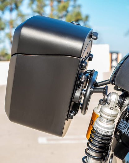 24L - Ironclad Quick-Mount Medium Triumph Thruxton RS Matte Hard Alforjas