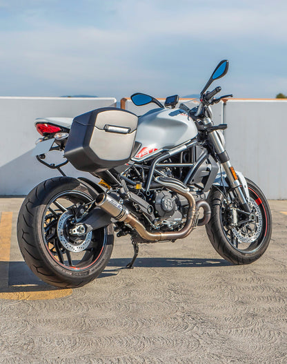 24L - Ironclad Quick-Mount Medium Ducati Monster 797 Matte Hard Alforjas