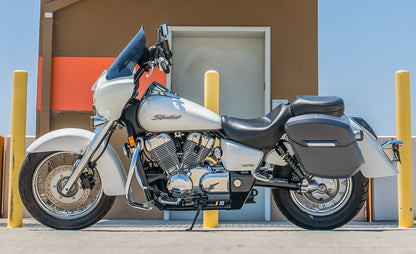24L - Ironclad Quick-Mount Medium Honda 750 Shadow Aero Matte Hard Alforjas