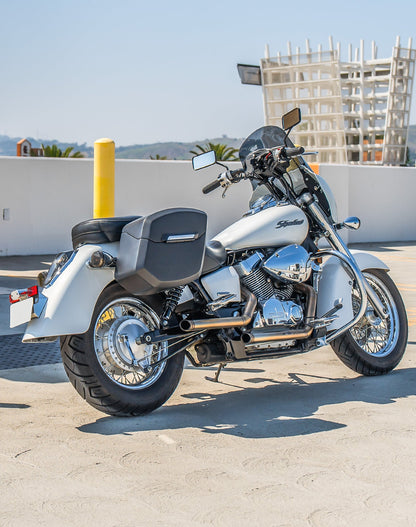 24L - Ironclad Quick-Mount Medium Honda 750 Shadow Aero Matte Hard Alforjas