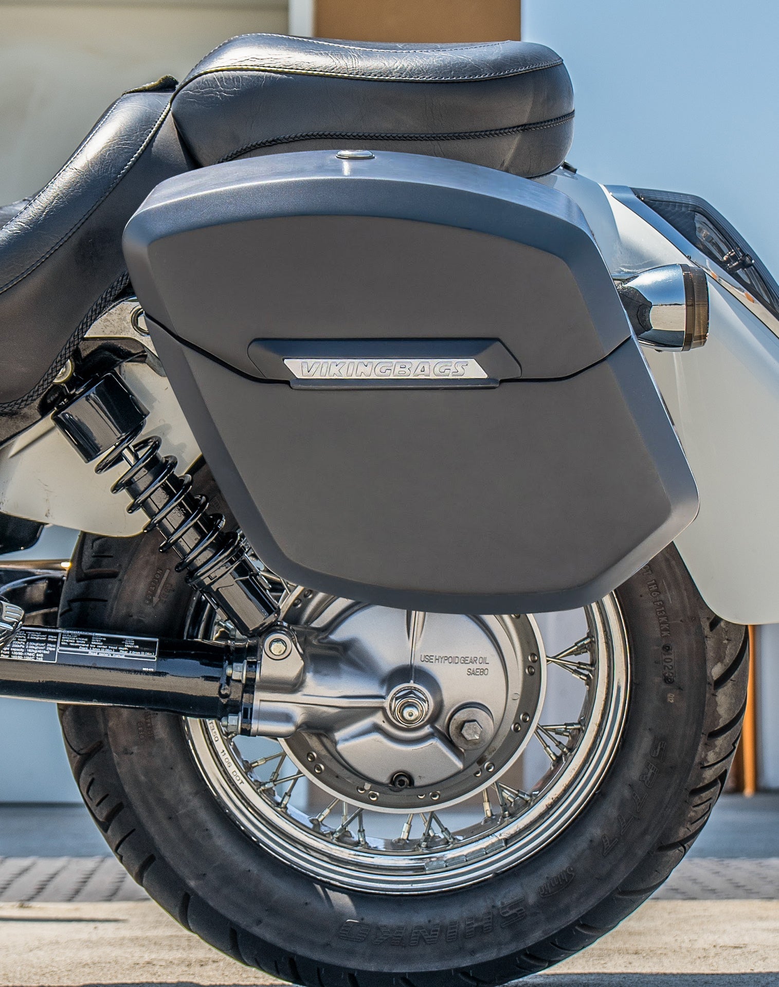 24L - Ironclad Quick-Mount Medium Honda 750 Shadow Aero Matte Hard Alforjas