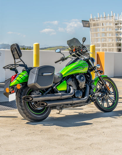 24L - Ironclad Quick-Mount Medium Kawasaki Vulcan 900 Custom Matte Hard Alforjas