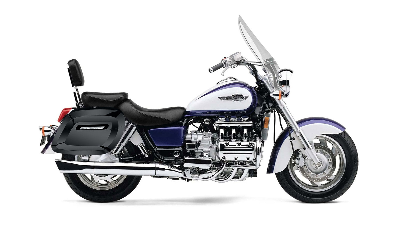 40L - Lamellar Raven XL Honda Valkyrie 1500 Tourer Painted Hard Alforjas