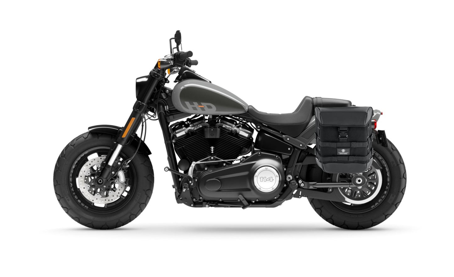 15L - Incognito Quick-Mount Medium Solo Alforja (Left Only) para Harley Softail Fat Bob FXFB/S