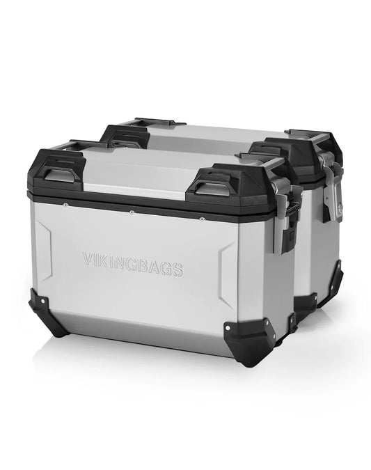 45L - Apex XL BMW F 900 GS Aluminum Side Cases Silver