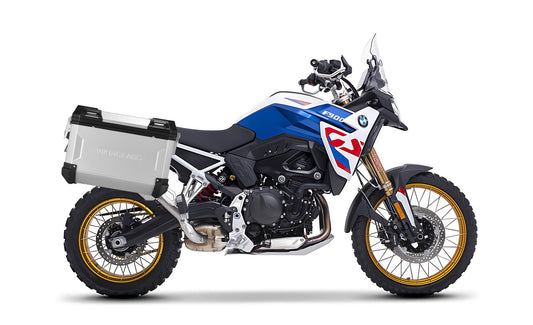 45L - Apex XL BMW F 900 GS Aluminum Side Cases Silver