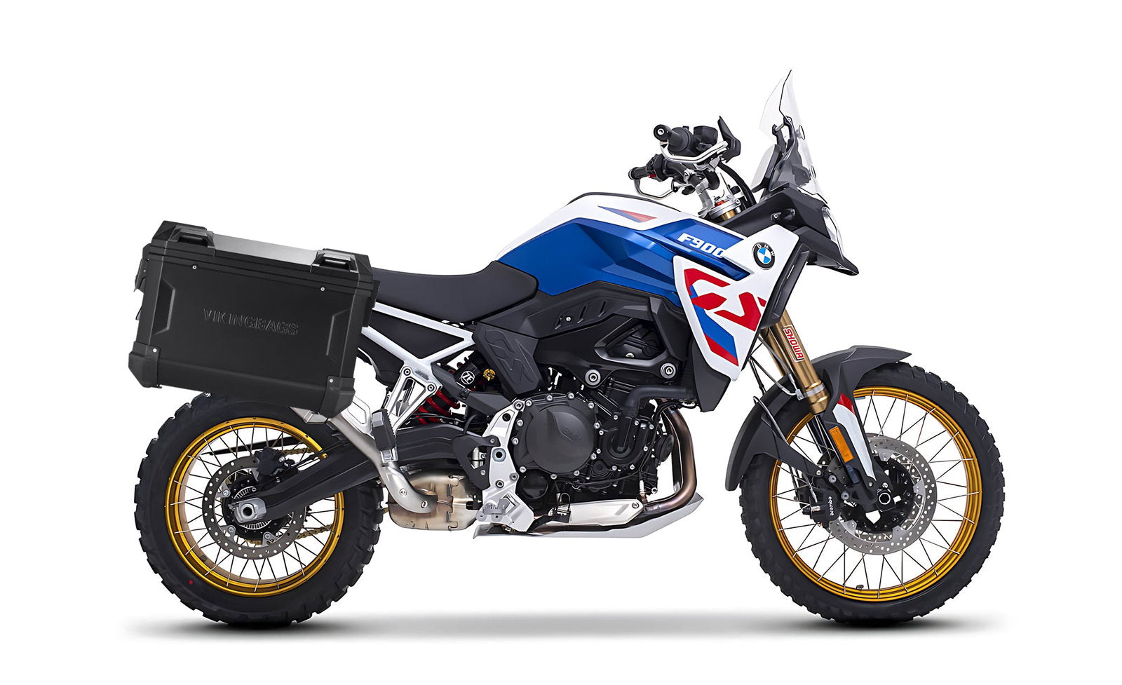 45L - Apex XL BMW F 900 GS Aluminum Side Cases Black