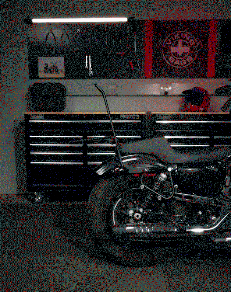 24L - Ironclad Quick-Mount Medium Royal Enfield Meteor 350 Leather Wrapped Hard Alforjas
