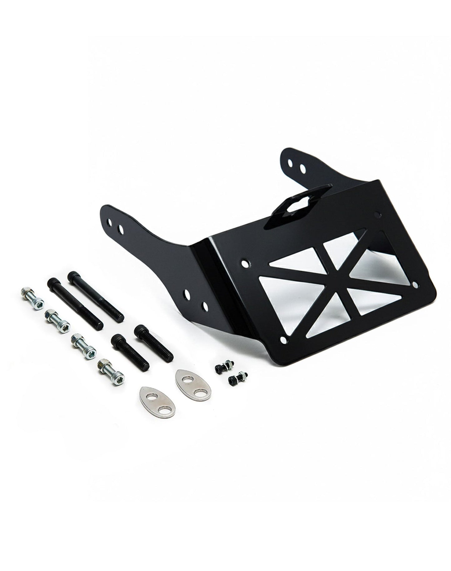 Viking Turn Signal & License Plate Relocation/ Extension Kit para Harley Dyna Wide Glide FXDWG/I Gloss Black
