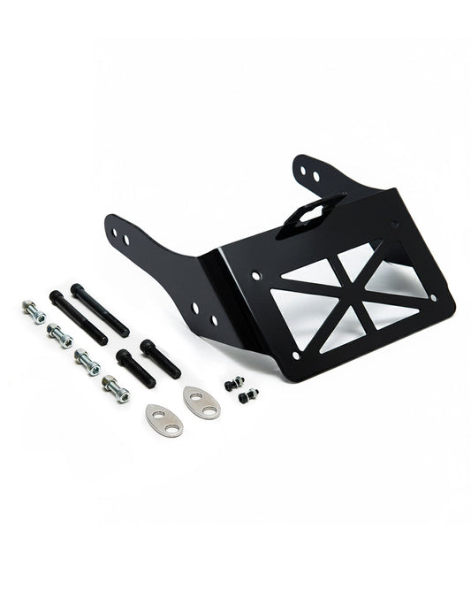 Viking Turn Signal & License Plate Relocation/ Extension Kit para Harley Dyna Wide Glide FXDWG/I Gloss Black