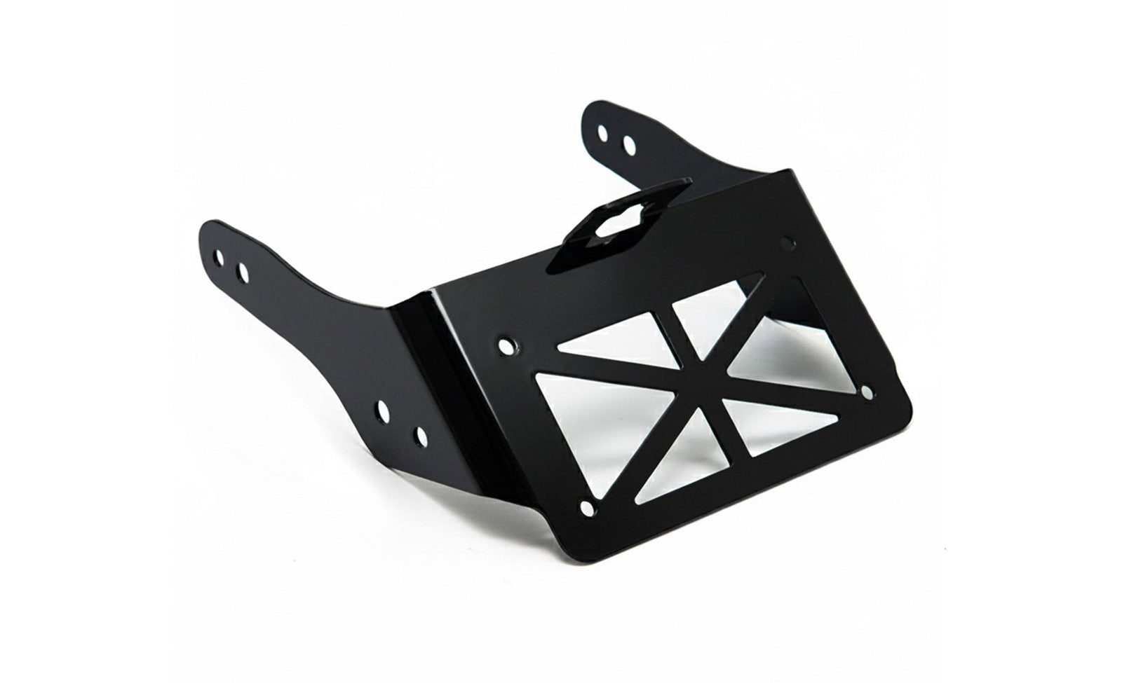 Viking Turn Signal & License Plate Relocation/ Extension Kit para Harley Dyna Wide Glide FXDWG/I Gloss Black