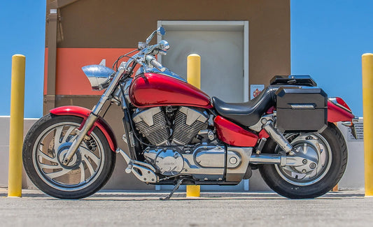 20L - Outlaw Quick-Mount Small Honda VTX 1300 C Painted Hard Alforjas