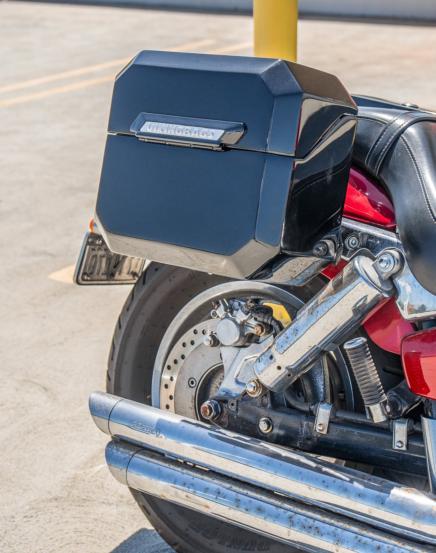 20L - Outlaw Quick-Mount Small Honda VTX 1300 C Painted Hard Alforjas