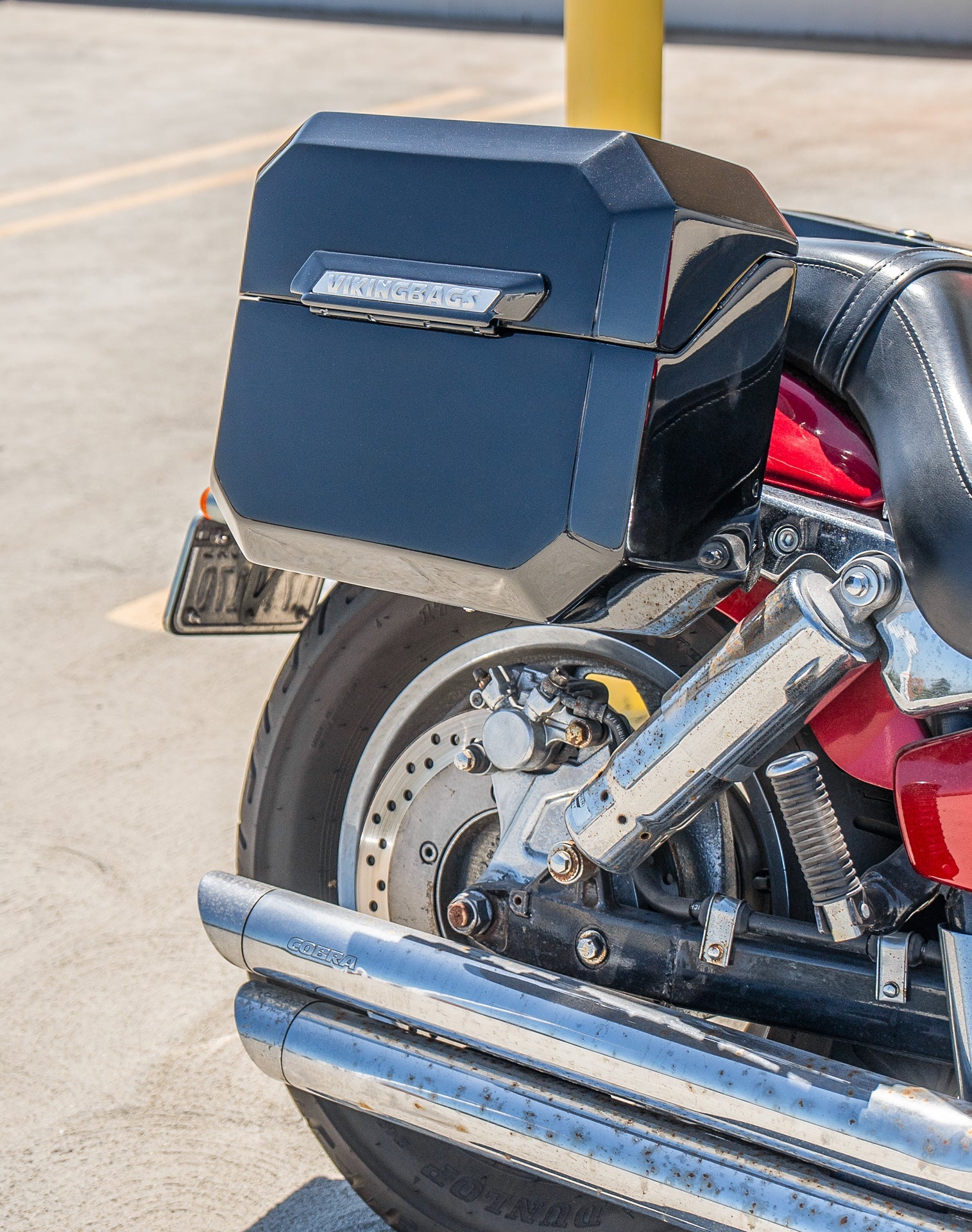 20L - Outlaw Quick-Mount Small Honda VTX 1300 C Painted Hard Alforjas