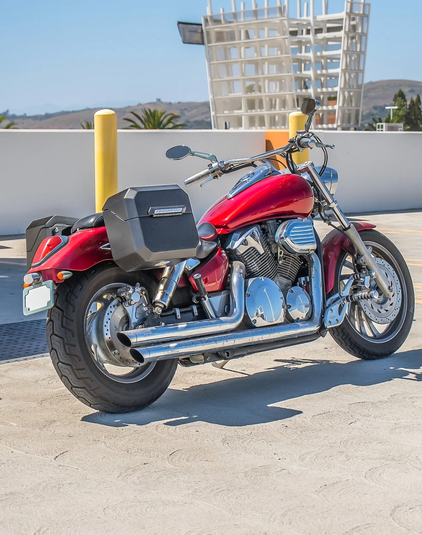 20L - Outlaw Quick-Mount Small Honda VTX 1300 C Matte Hard Alforjas