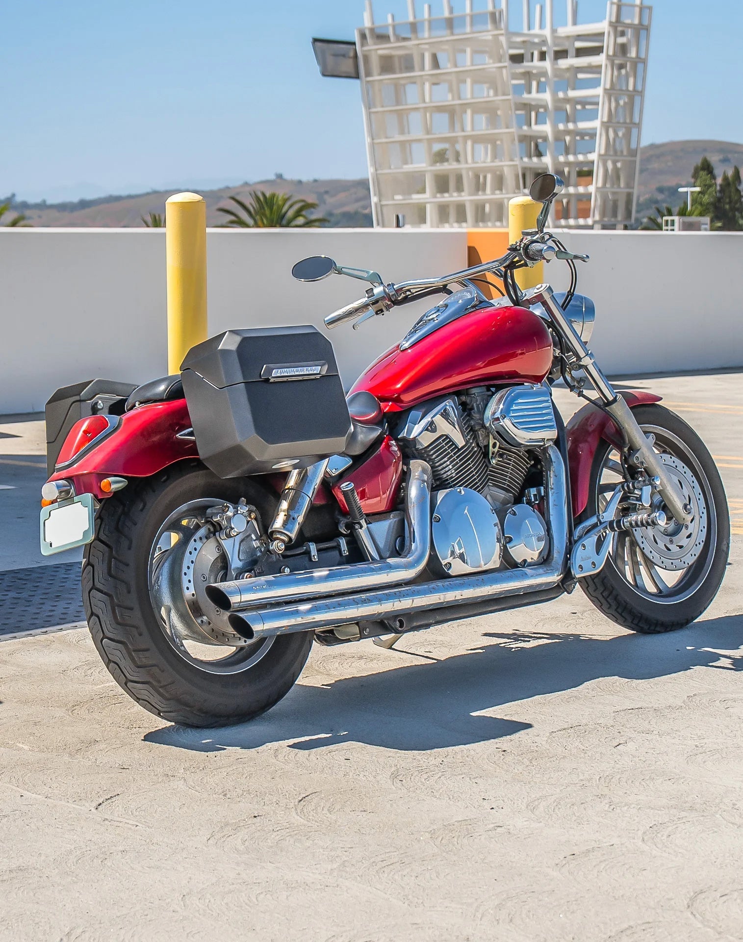 20L - Outlaw Quick-Mount Small Honda VTX 1300 C Matte Hard Alforjas