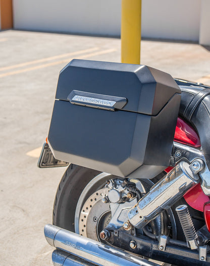 20L - Outlaw Quick-Mount Small Honda VTX 1300 C Matte Hard Alforjas