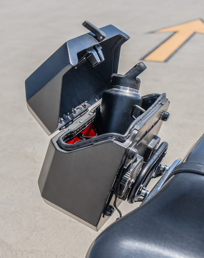 20L - Outlaw Quick-Mount Small Honda VTX 1300 C Matte Hard Alforjas