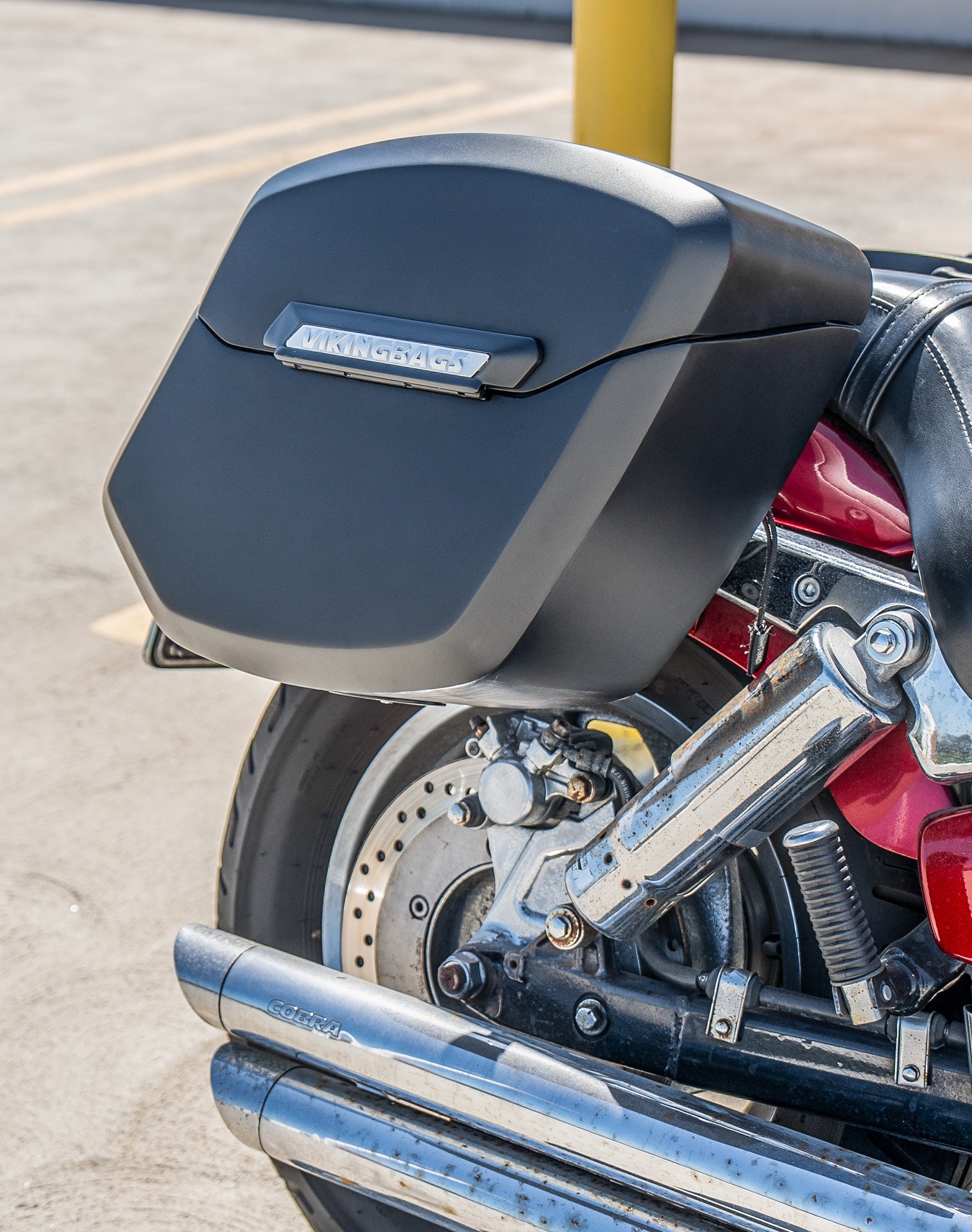 24L - Ironclad Quick-Mount Medium Honda VTX 1300 C Matte Hard Alforjas