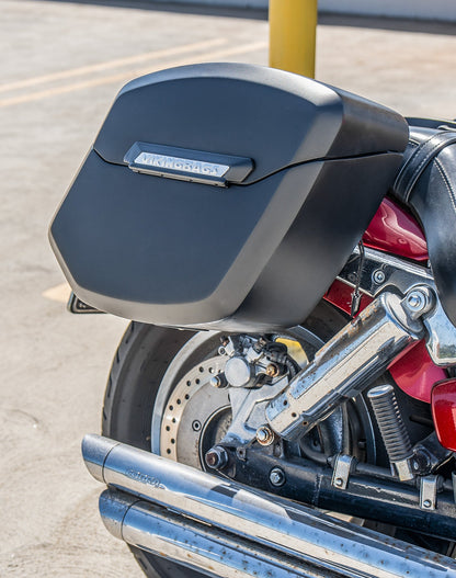 24L - Ironclad Quick-Mount Medium Honda VTX 1300 C Matte Hard Alforjas
