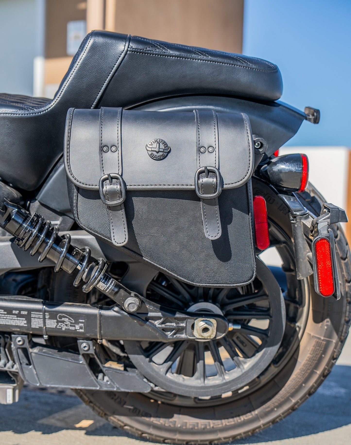 8L - Pony Indian Sport Scout 2025+ Leather Motocicleta Alforjas