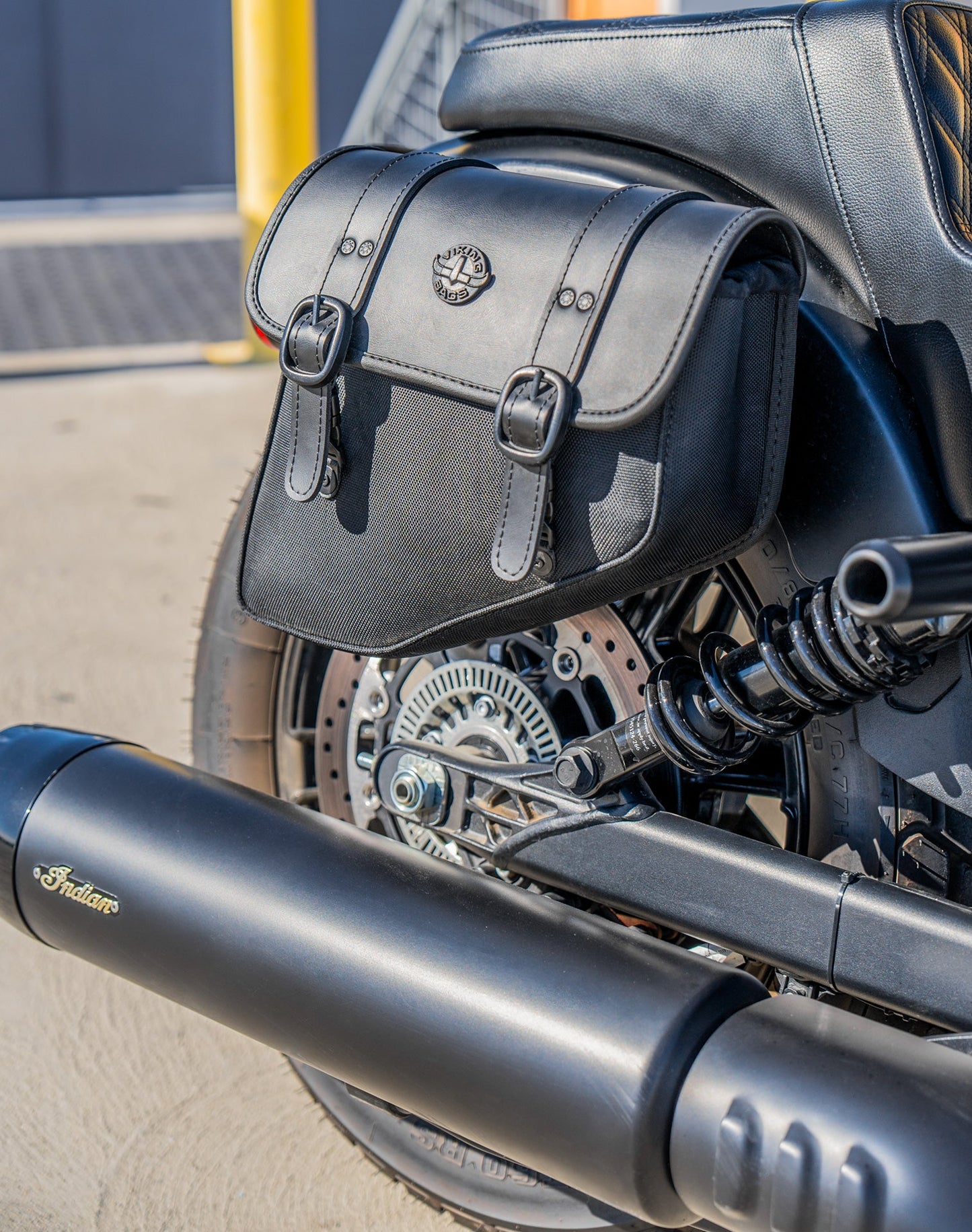 8L - Pony Indian Sport Scout 2025+ Leather Motocicleta Alforjas