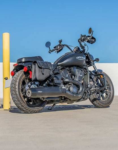 8L - Pony Indian Sport Scout Sixty 2025+ Leather Motocicleta Alforjas