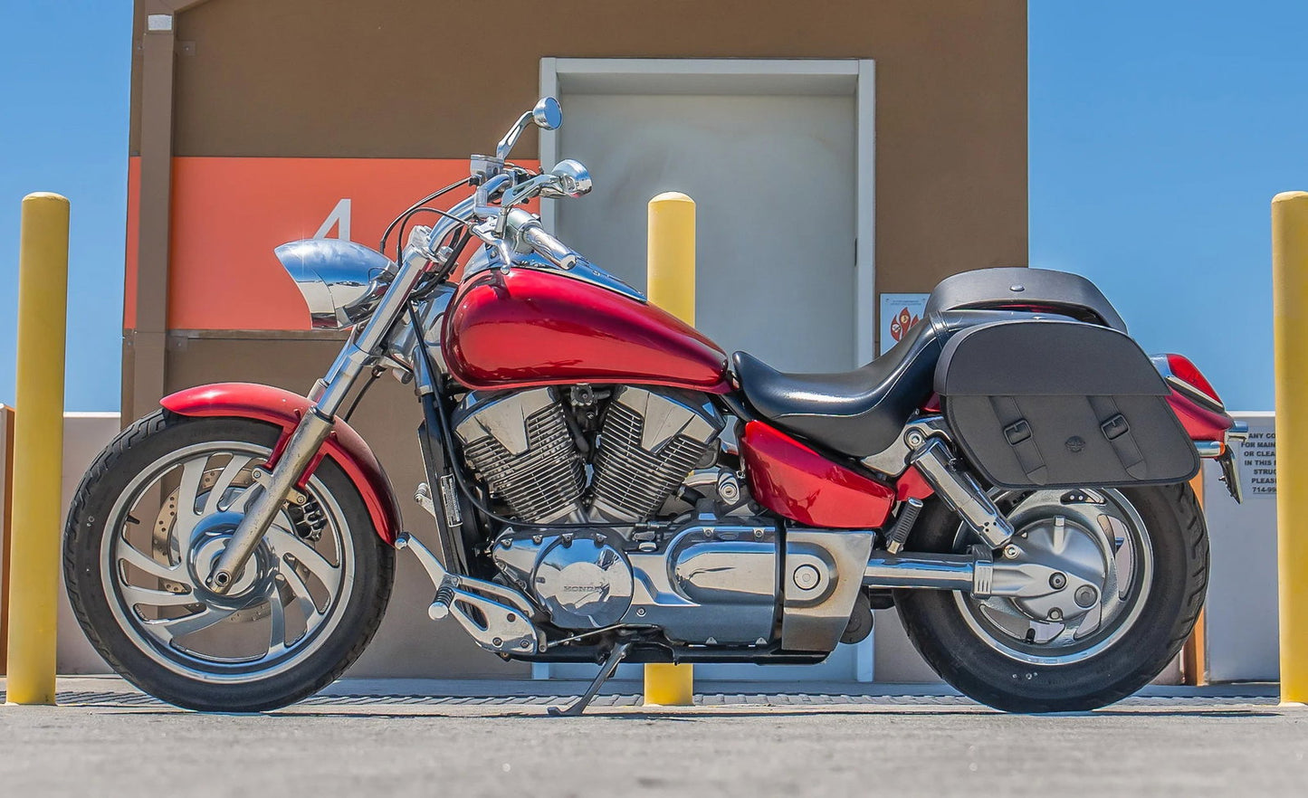 28L - Baelor Quick-Mount Medium Honda VTX 1300 C Motocicleta Alforjas