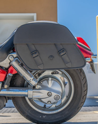 28L - Baelor Quick-Mount Medium Honda VTX 1300 C Motocicleta Alforjas