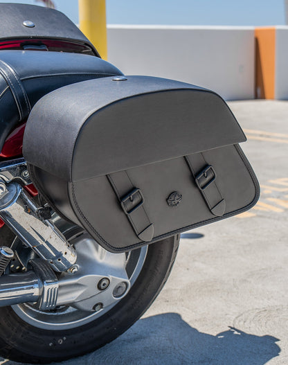 28L - Baelor Quick-Mount Medium Honda VTX 1300 C Motocicleta Alforjas