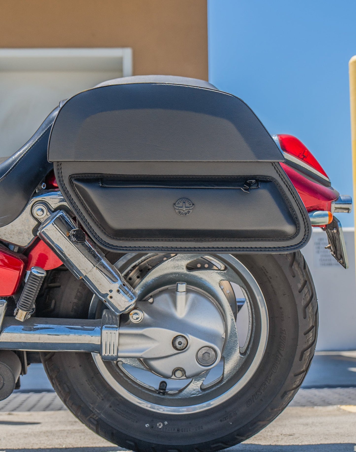 28L - Pantheon Quick-Mount Medium Honda VTX 1300 C Motocicleta Alforjas
