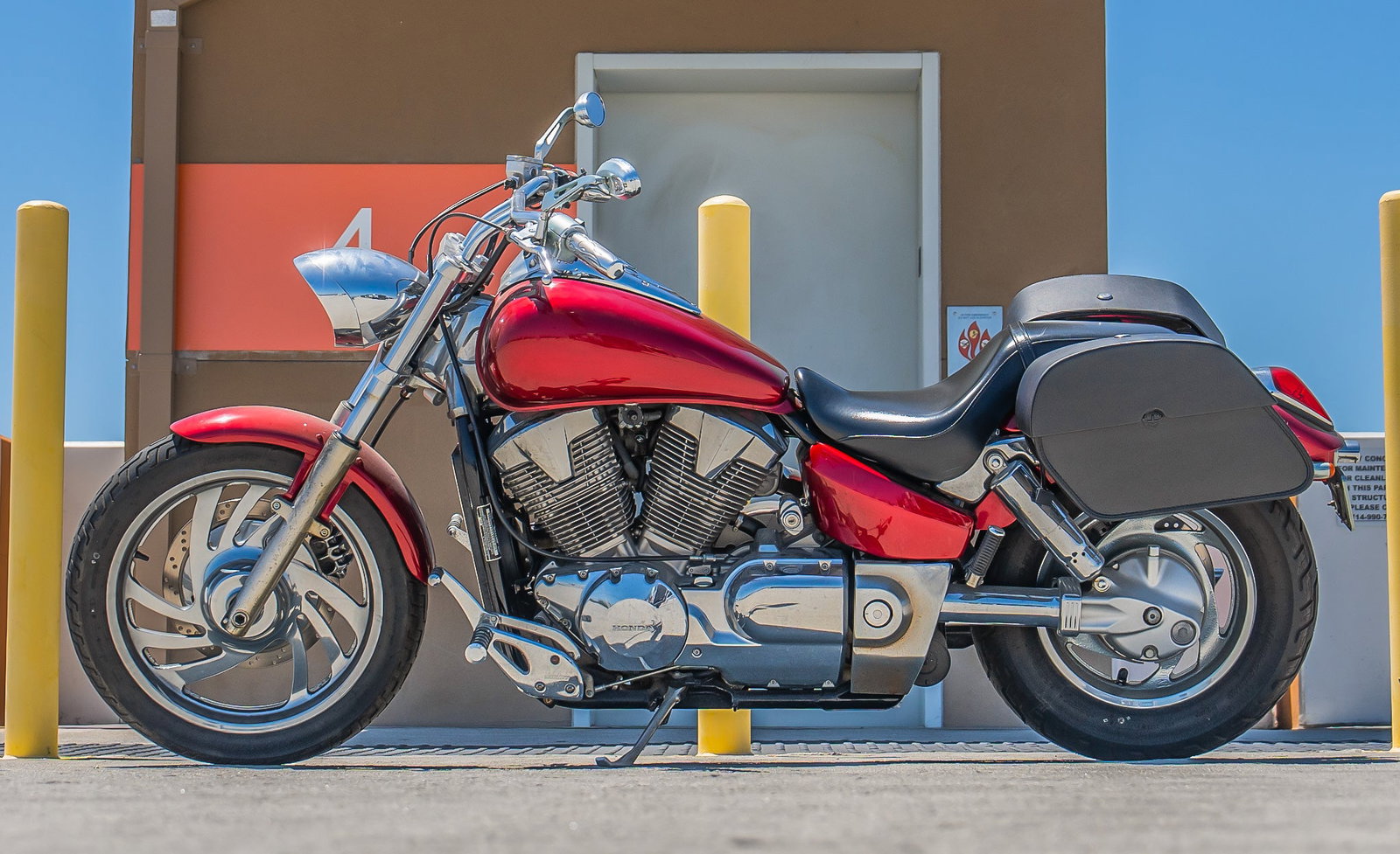 28L - Panzer Quick-Mount Medium Honda VTX 1300 C Motocicleta Alforjas