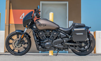 20L - Outlaw Quick-Mount Small 2025+ Indian Sport Scout Sixty Matte Hard Alforjas