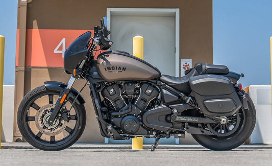 24L - Ironclad Quick-Mount Medium 2025+ Indian Sport Scout Sixty Leather Wrapped Hard Alforjas