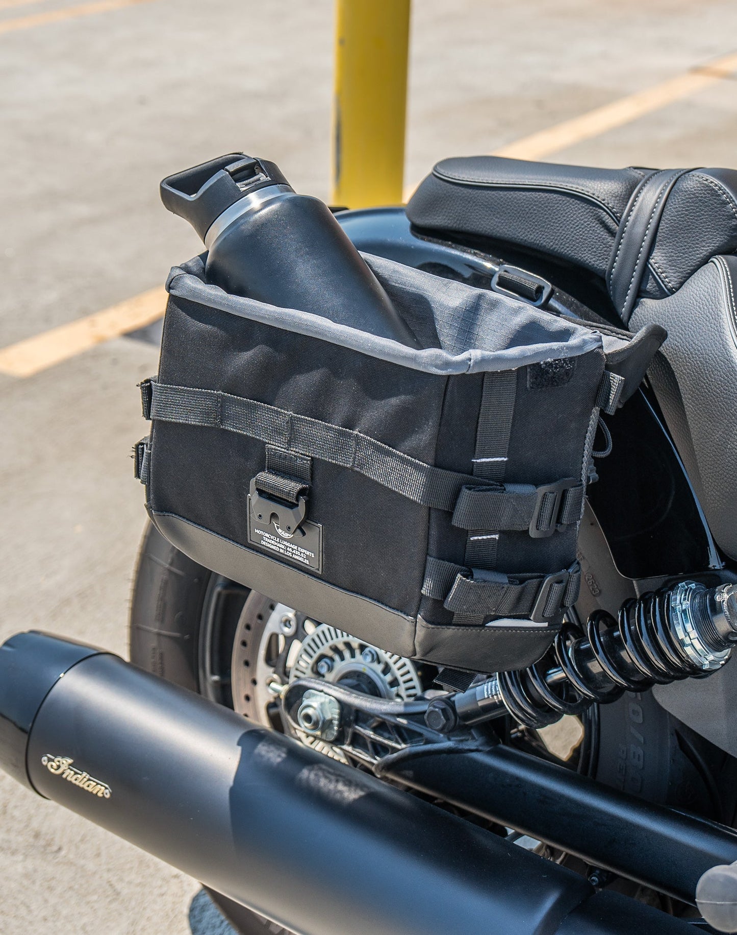 10L - Incognito Quick-Mount Small 2025+ Indian Scout Sixty Bobber Solo Alforja (Right Only)
