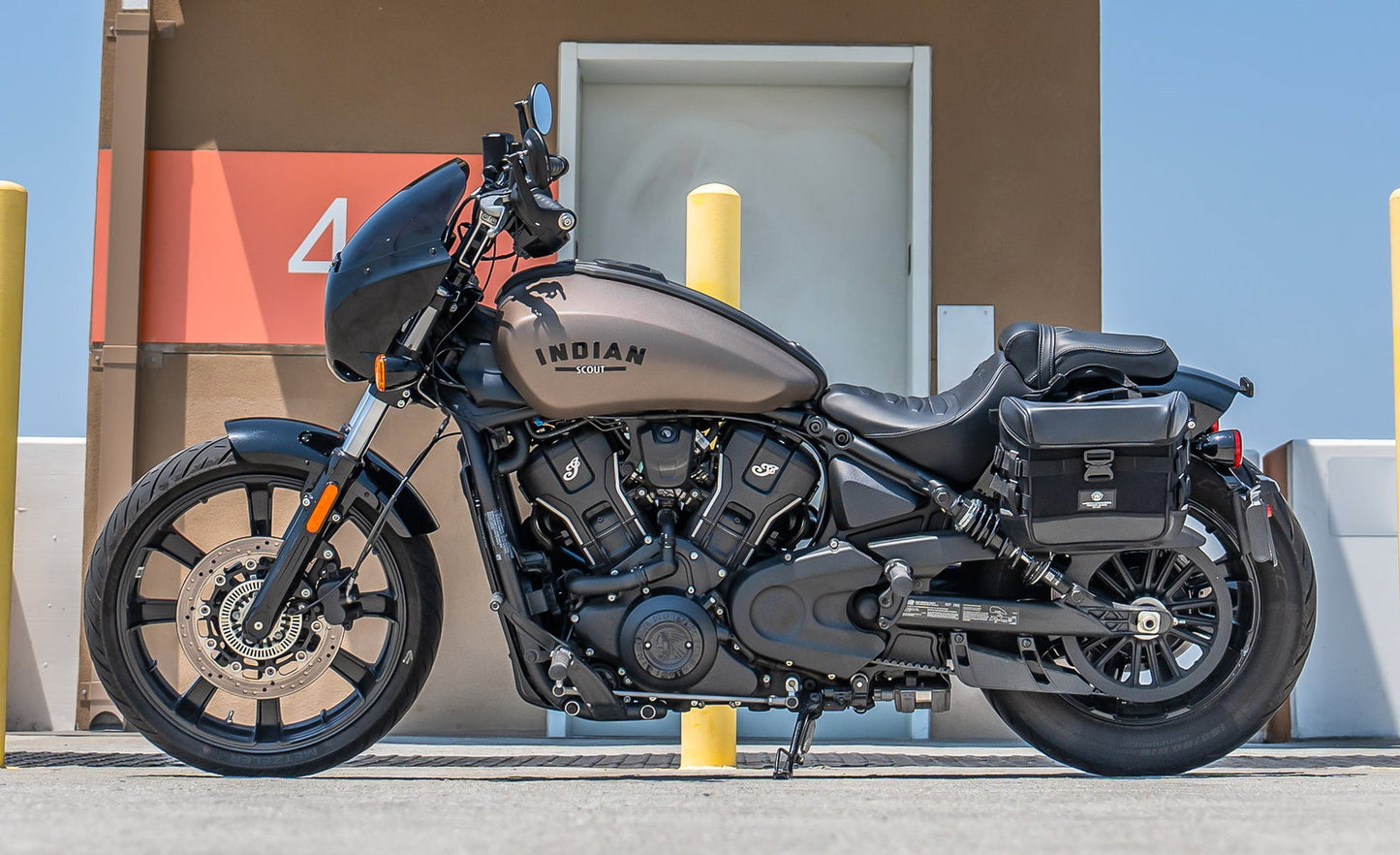 10L - Incognito Quick-Mount Small 2025+ Indian Sport Scout Solo Alforja (Left Only)