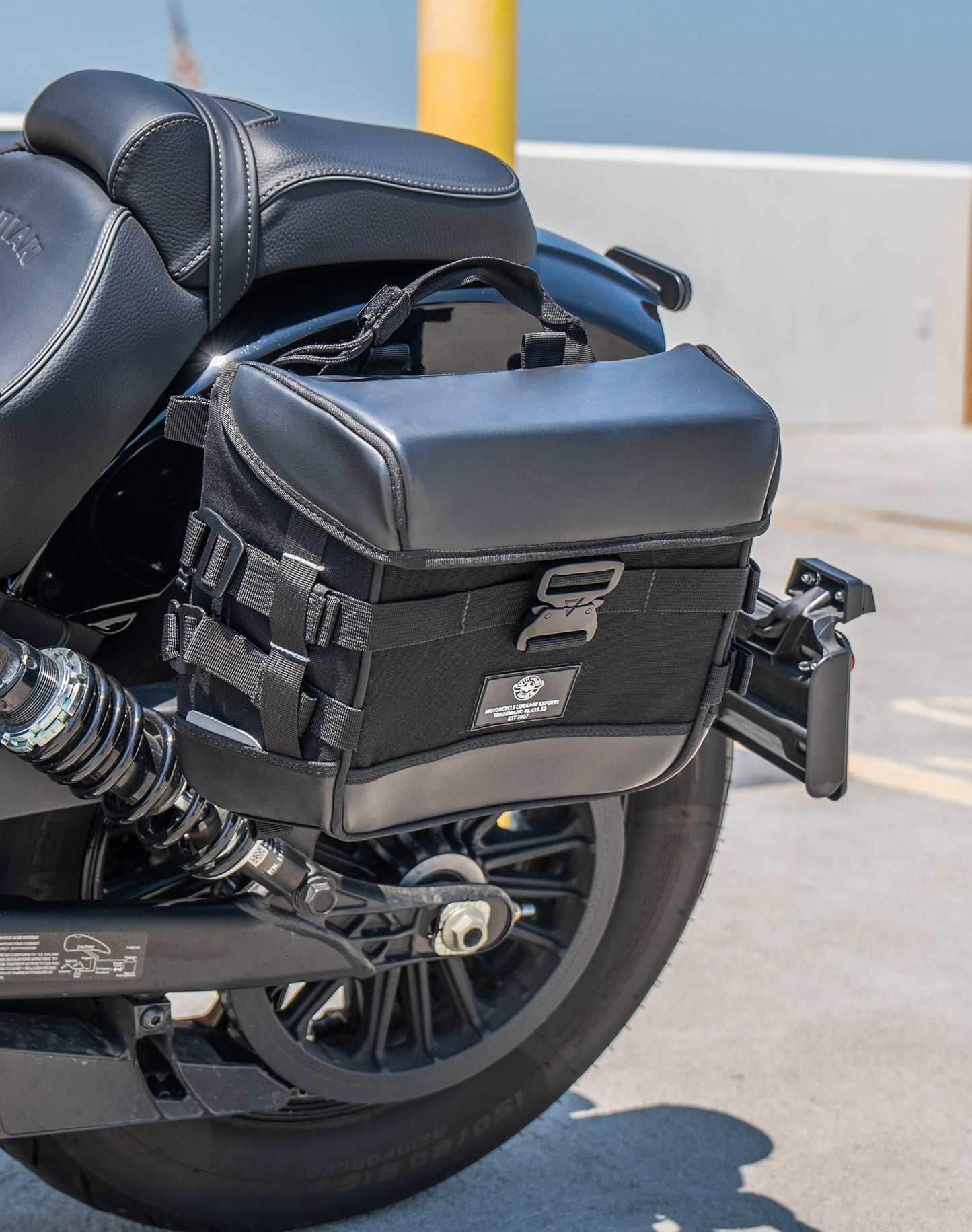 10L - Incognito Quick-Mount Small 2025+ Indian Sport Scout Solo Alforja (Left Only)