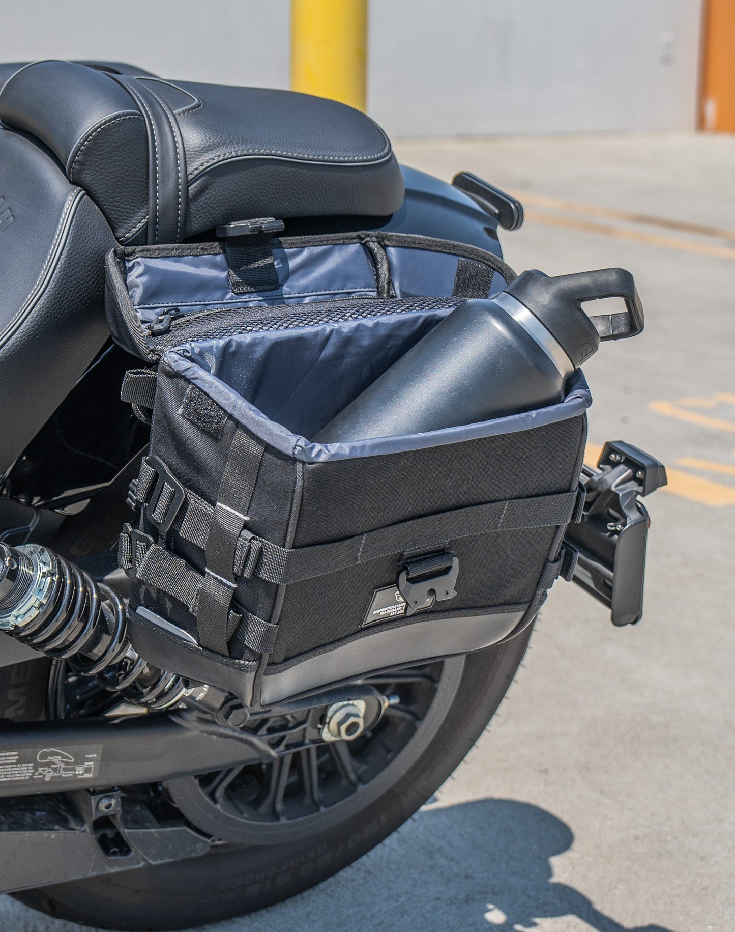 10L - Incognito Quick-Mount Small 2025+ Indian Sport Scout Solo Alforja (Left Only)