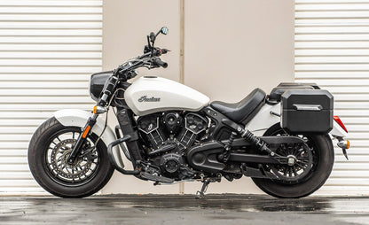 20L - Outlaw Quick-Mount Small Indian Scout Classic 2025+ Matte Hard Alforjas