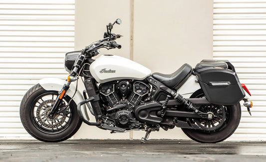 24L - Ironclad Quick-Mount Medium Indian Scout Classic 2025+ Matte Hard Alforjas